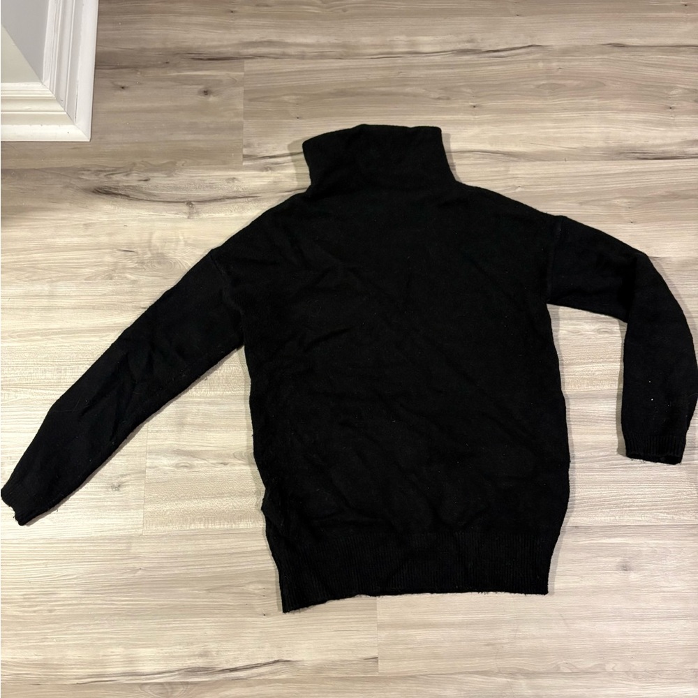Black Turtleneck Sweater